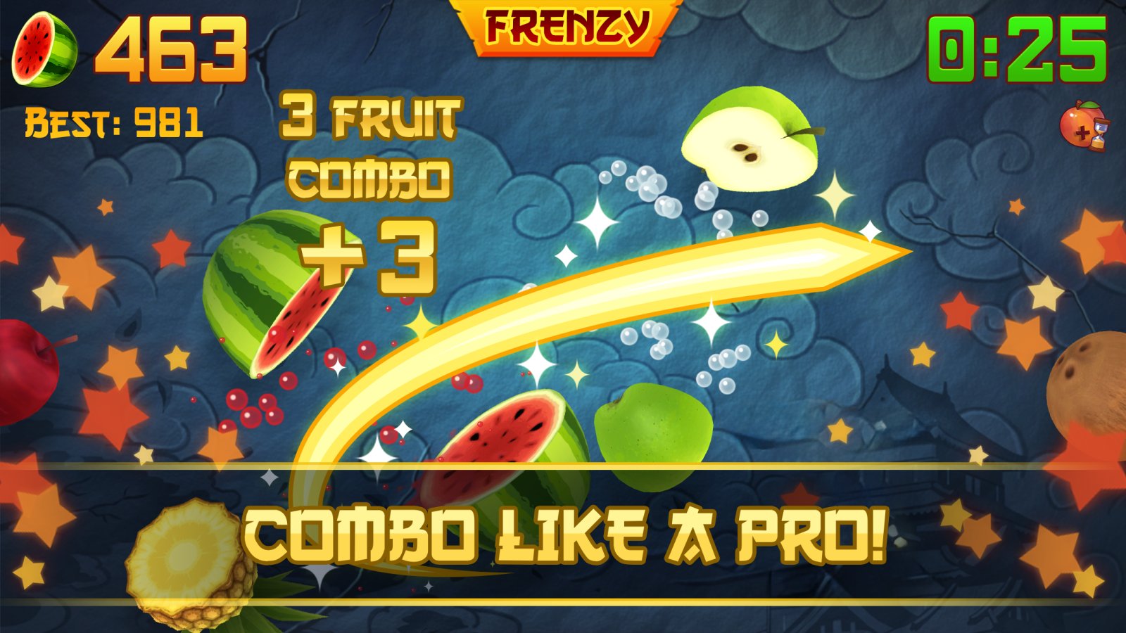 Fruit Ninja Classic screenshot 2